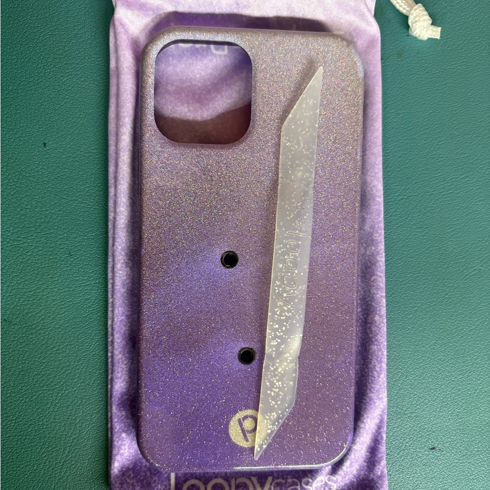 Loopy Case Sparkling Lavender ombré  Phone Cover iPhone 12